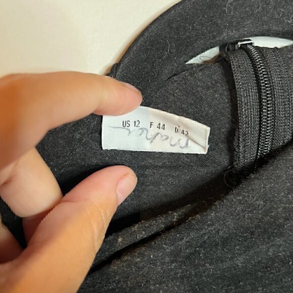 AKRIS Punto charcoal heathered mock neck top - Picture 4 of 6